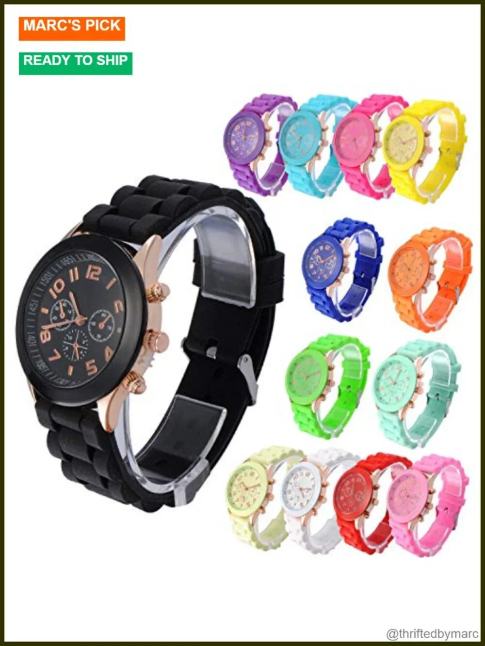 Unisex Silicone Band LED Luminous Analog Quartz Casual Wrist Watch